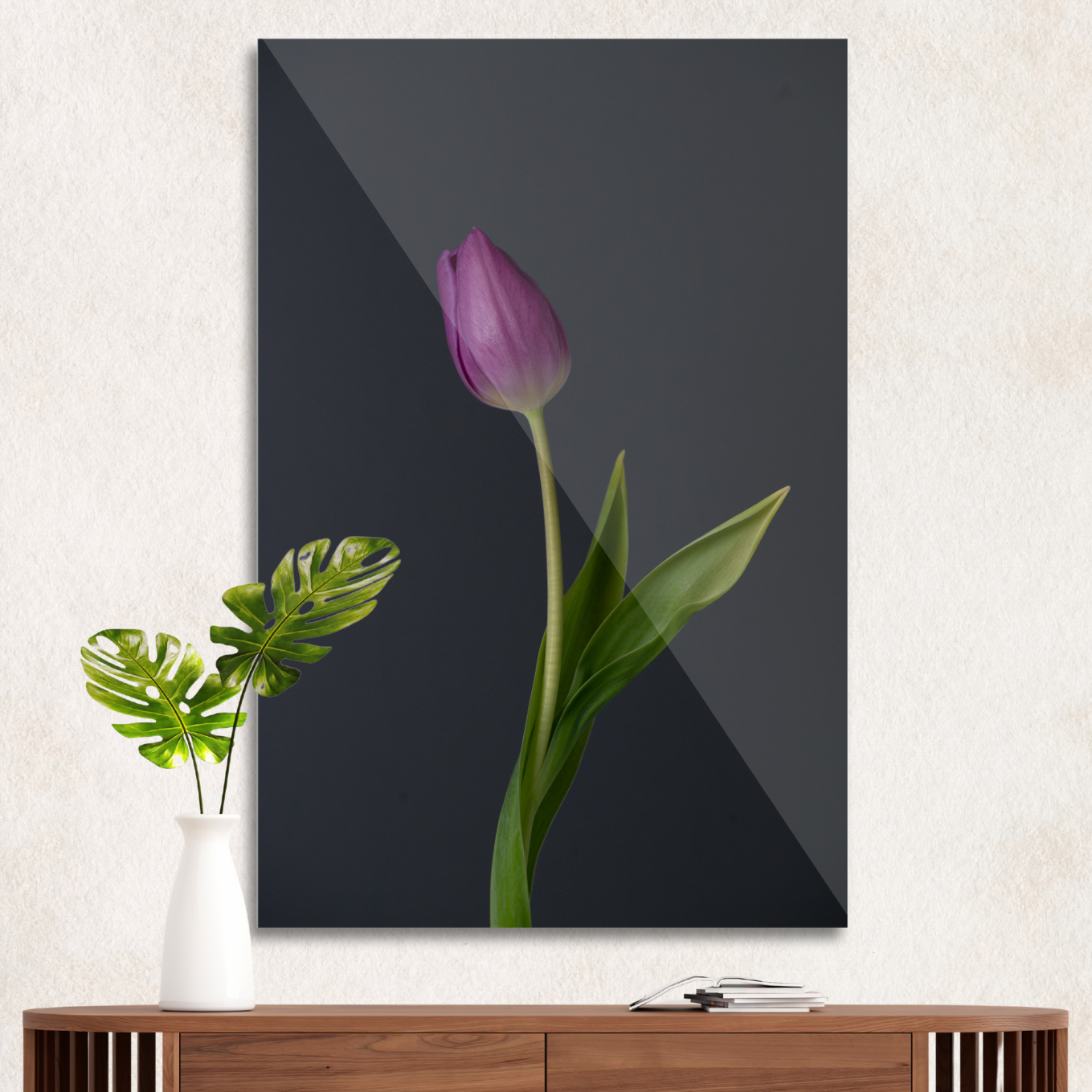Purple tulip
