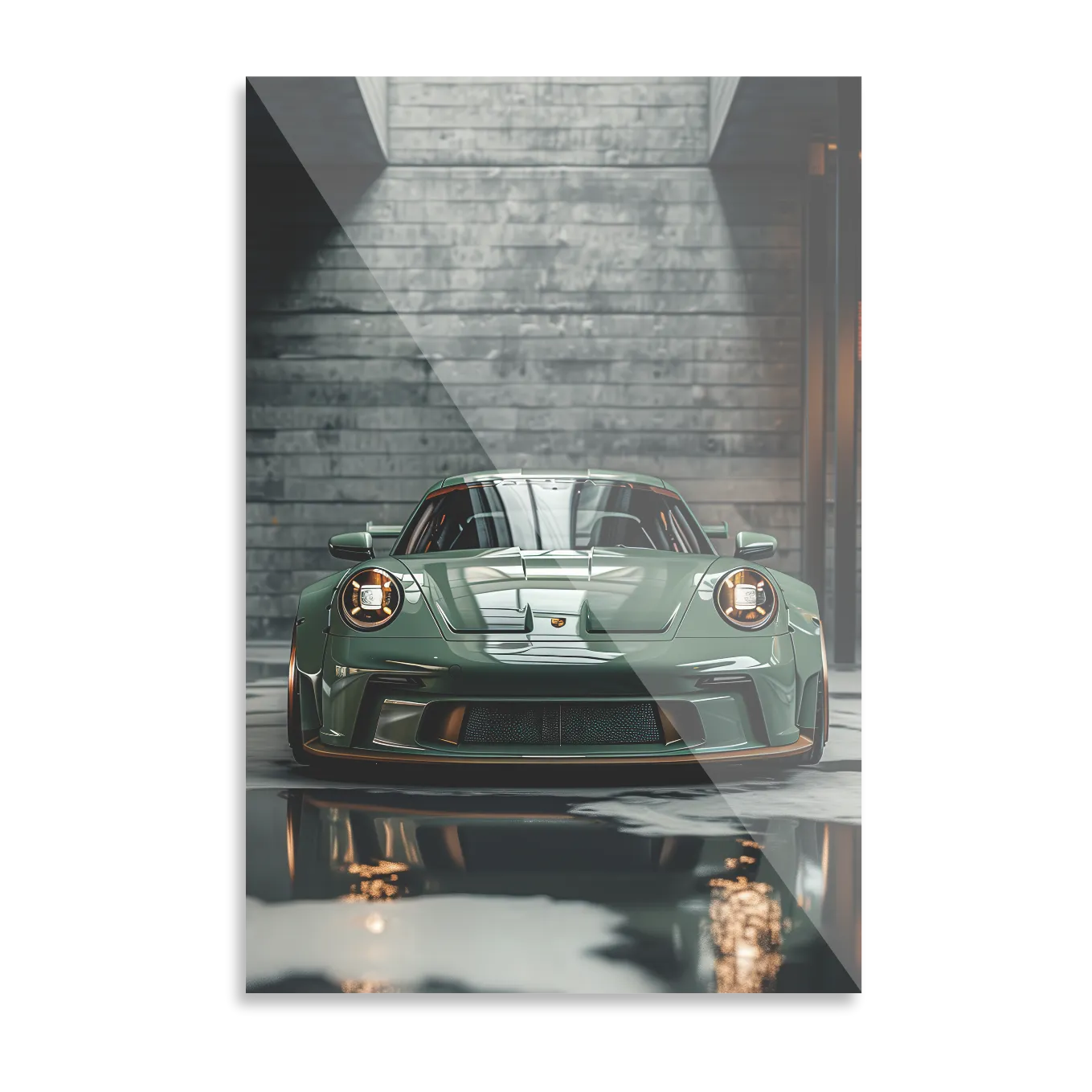 Sage green Porsche Elegance