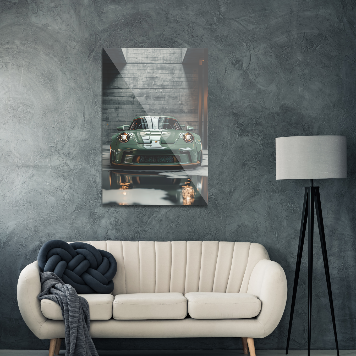 Sage green Porsche Elegance