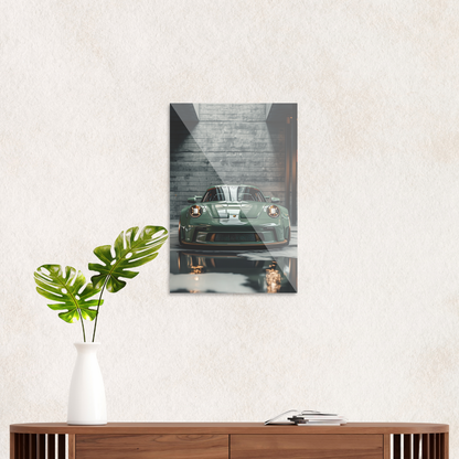 Sage green Porsche Elegance