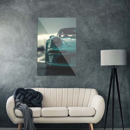 Teal Porsche