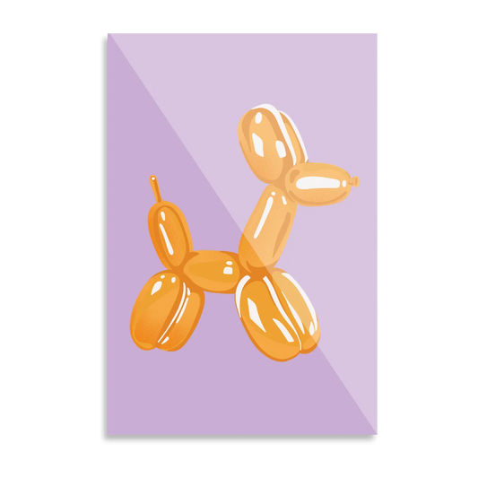 Orange balloon dog #1