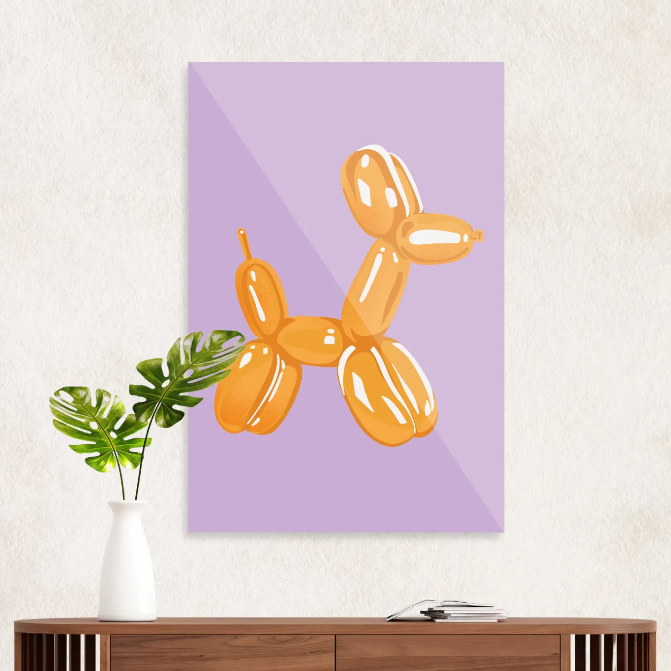 Orange ballonhund #1
