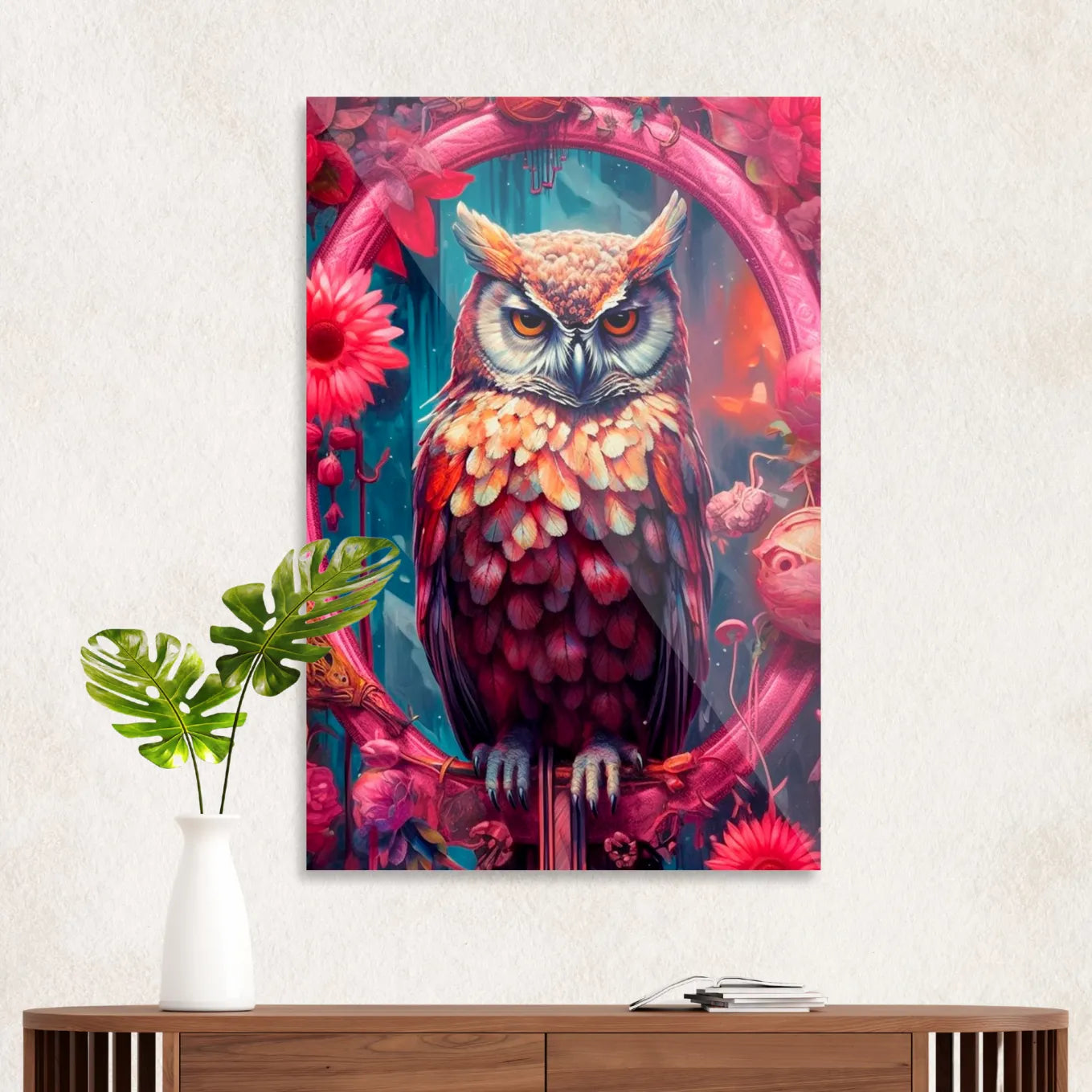 Colorful owl