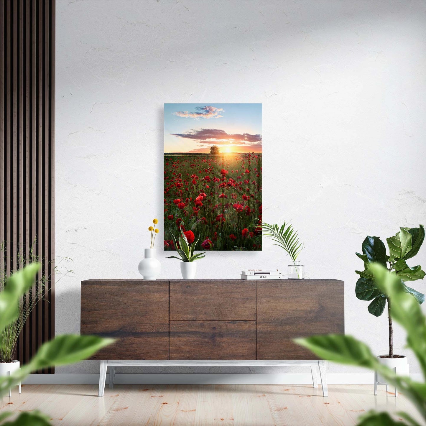 Poppy fields of Sweden