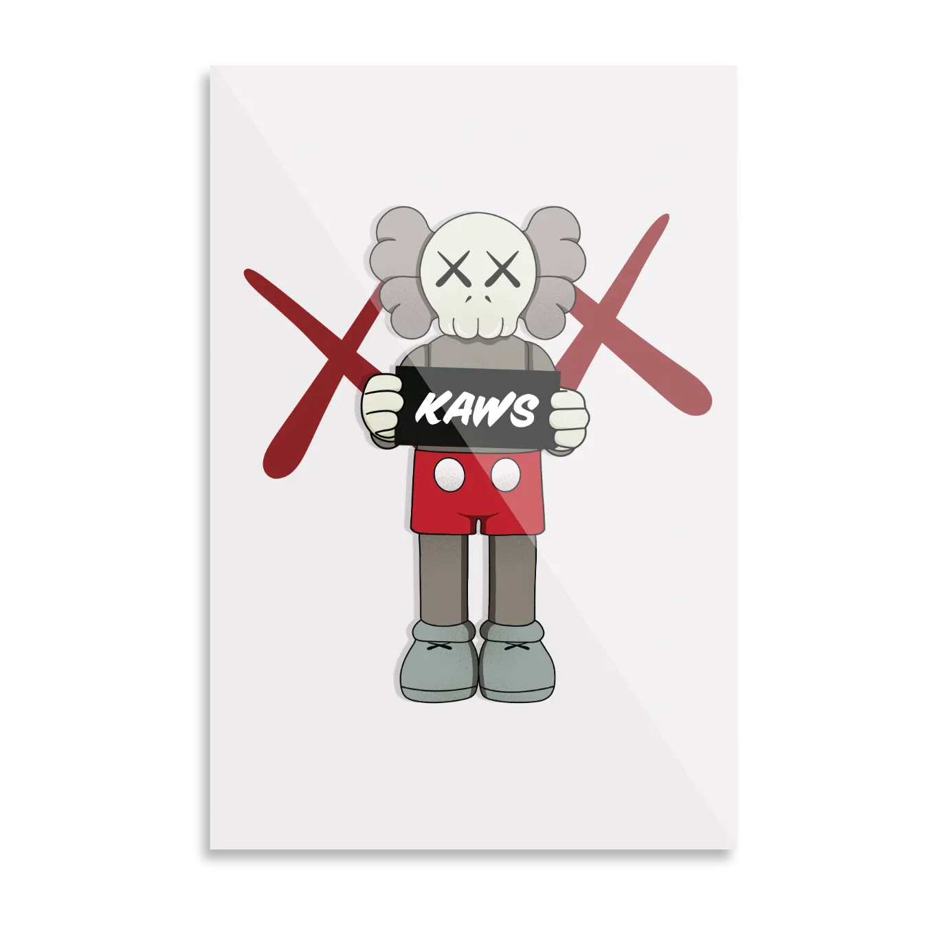 KAWS Metal Plakat