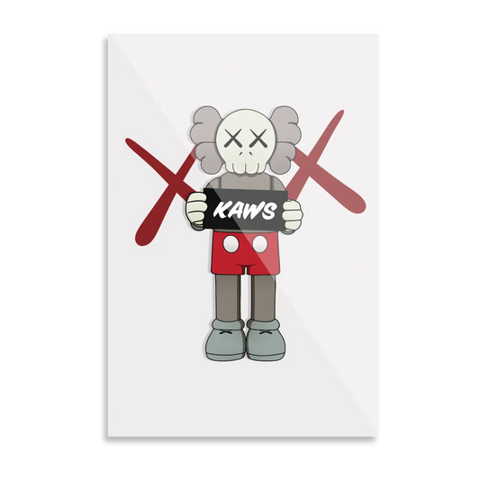 KAWS Metal Plakat