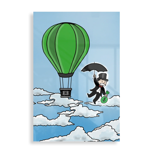 MONOPOLY plakat i metal