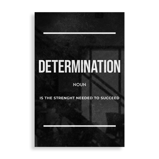 Determination - Plakat i Metal