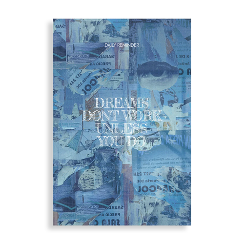 Dreams dont work unless you do - Plakat i Metal