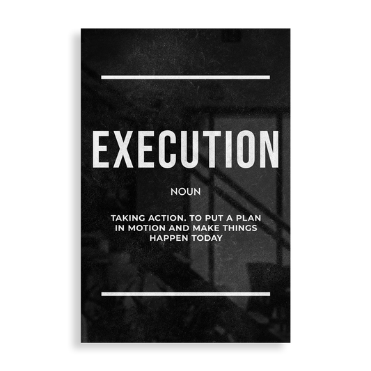 Execution - Plakat i Metal