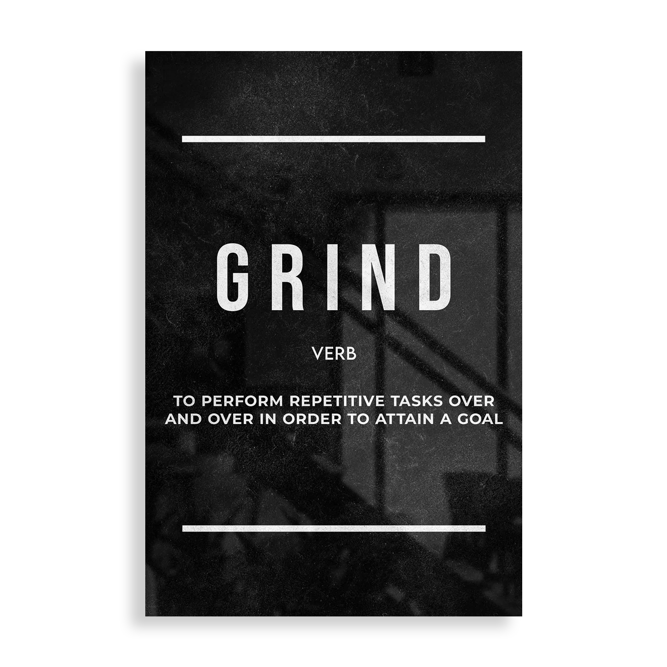 Grind - Plakat i Metal