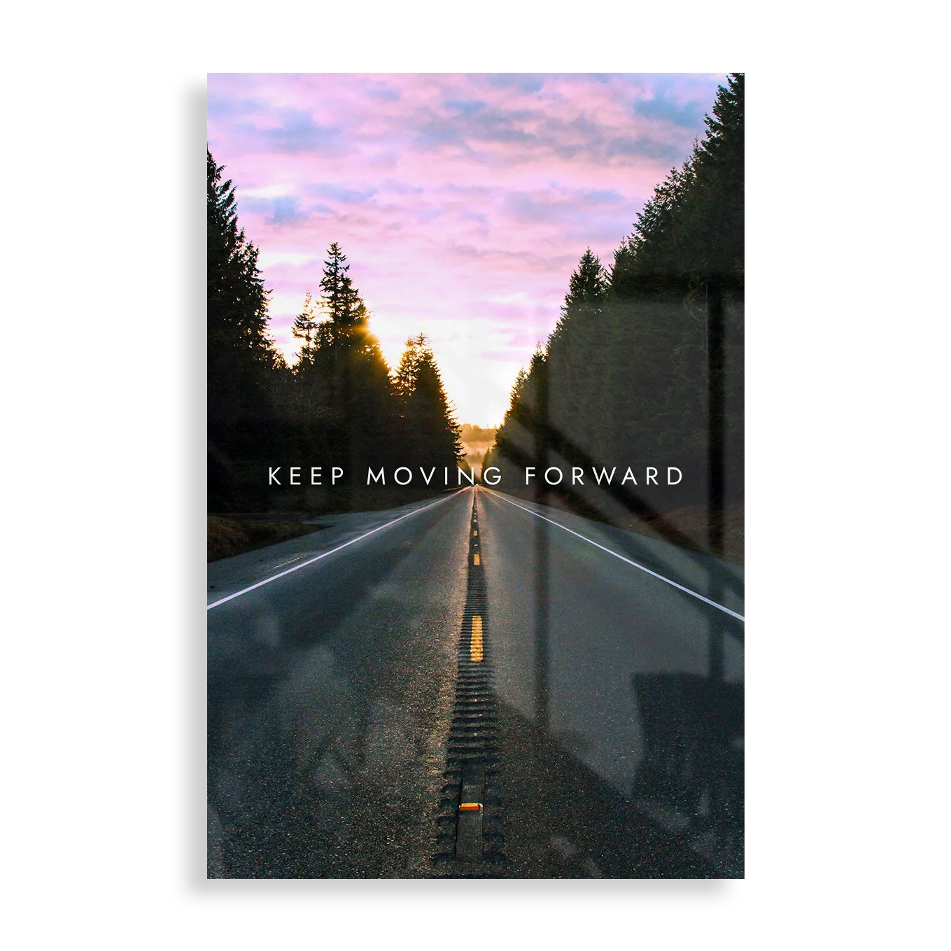 Keep Moving Forward - Plakat i Metal