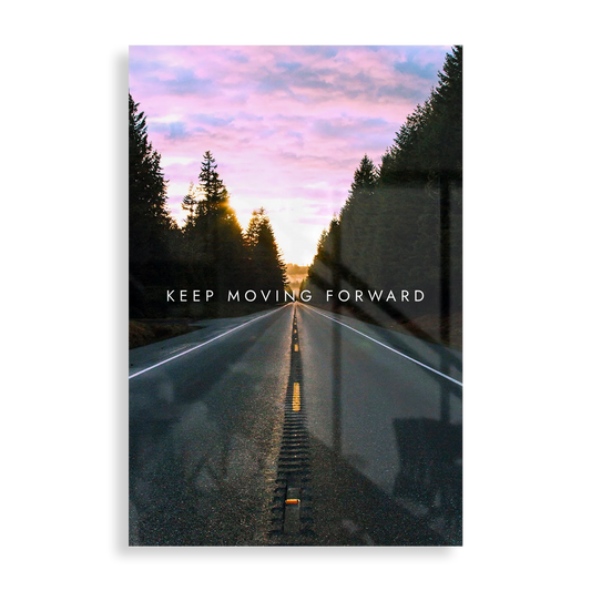 Keep Moving Forward - Plakat i Metal