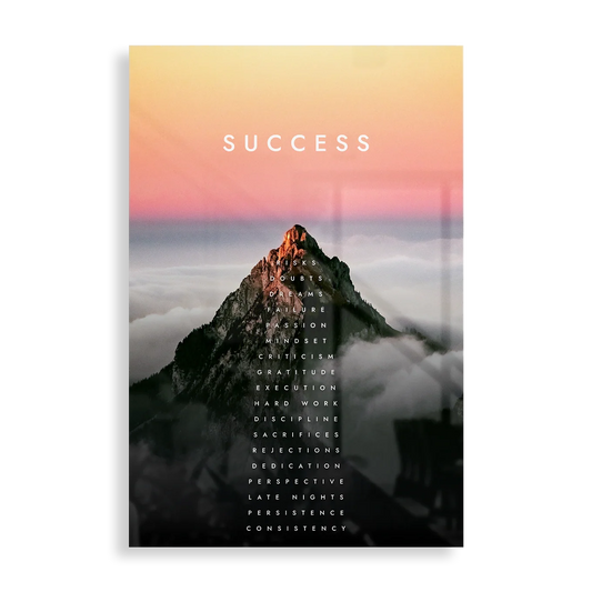 Success Plakat i Metal