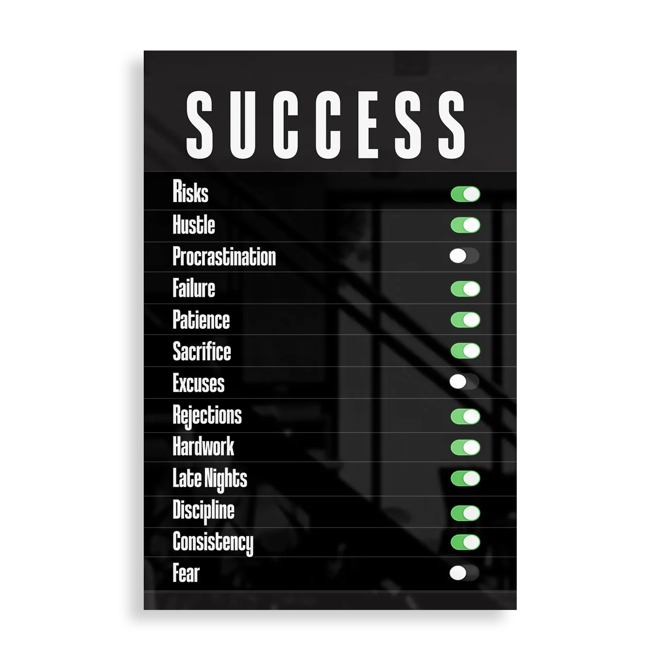 Success #3 - Motivation plakat