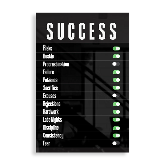Success #3 - Motivation plakat
