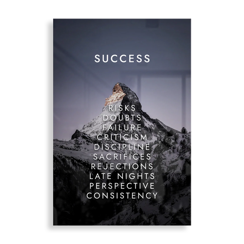 Success #4 - Motivation plakat