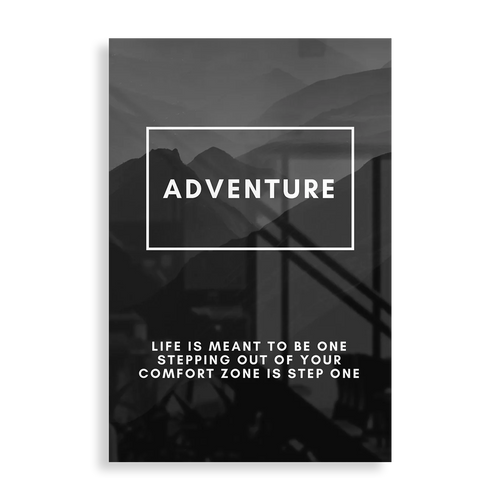 Adventure - Motivation plakat