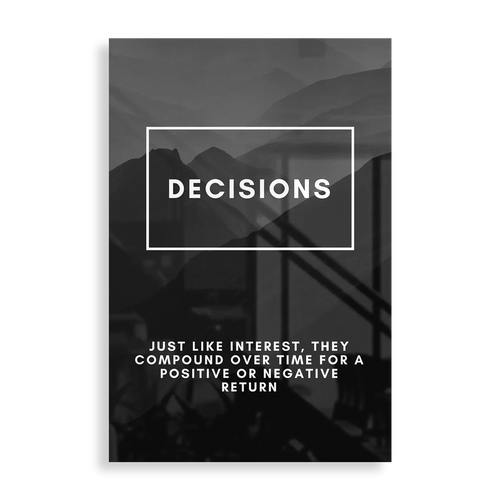 Decisions - Metal Print Poster
