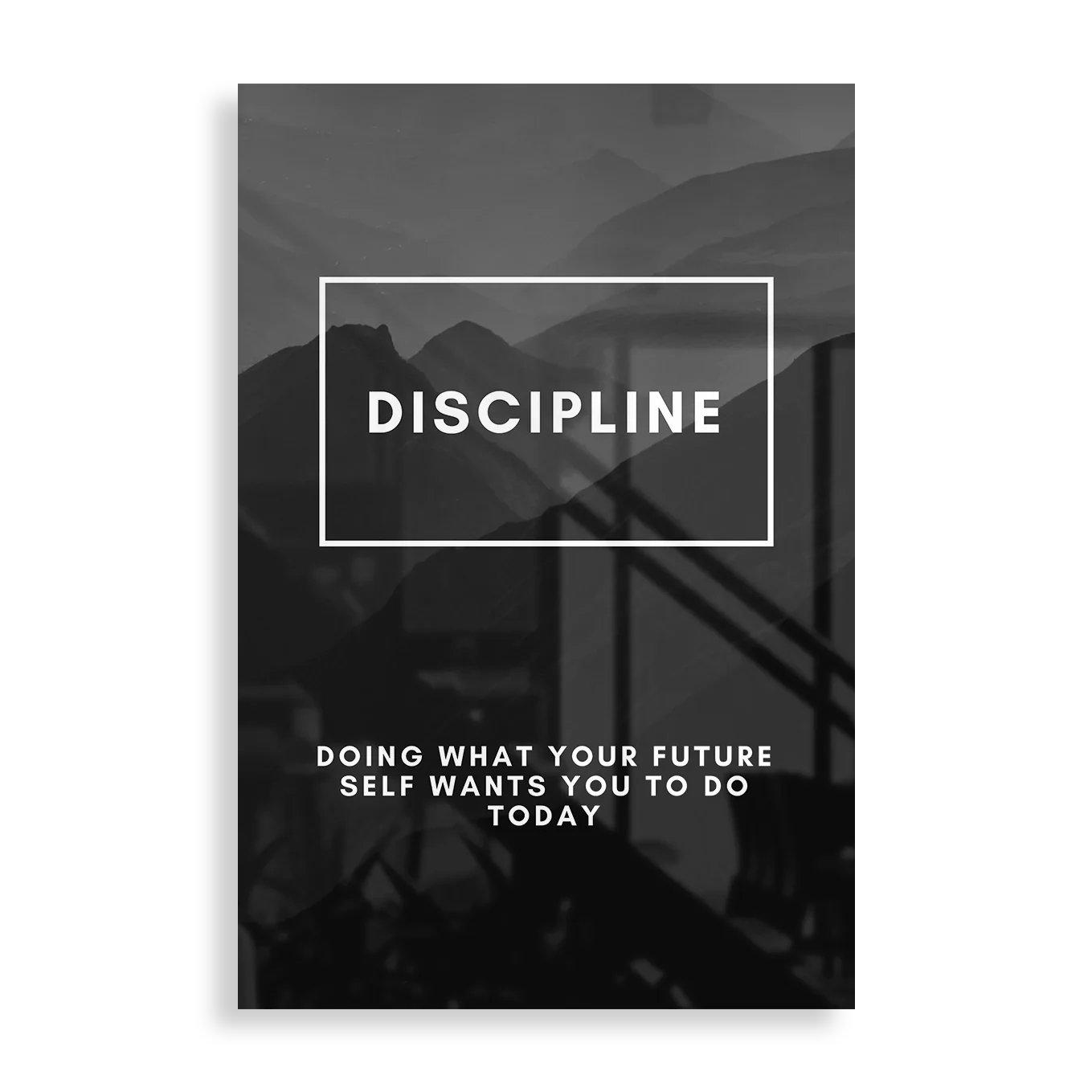 Discipline - Metal Print Poster