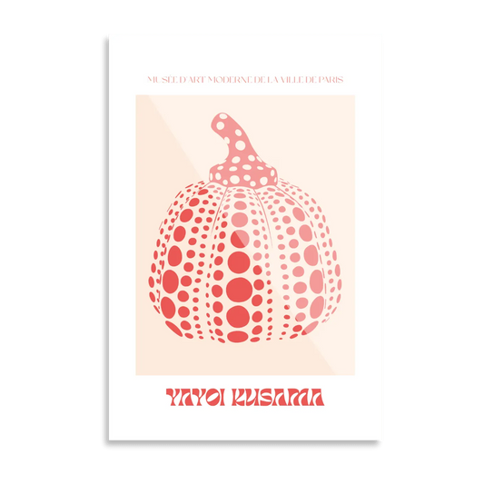 Metal Poster - Yayoi Kusama Pumpkin